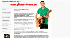 Desktop Screenshot of gitarre-lernen.net